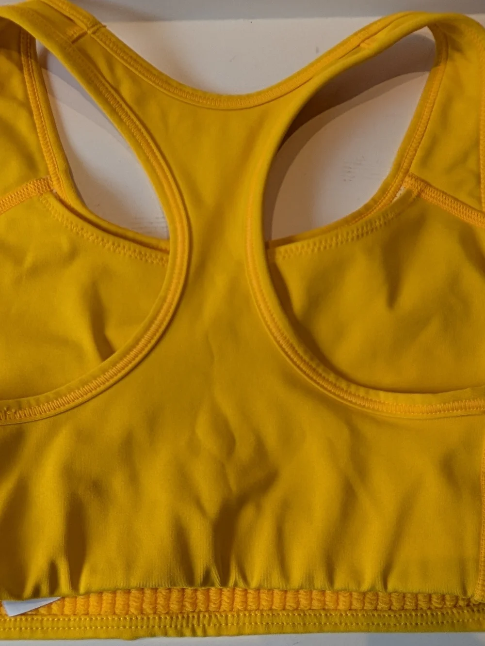 Nike Yellow Racerback Sports Bra